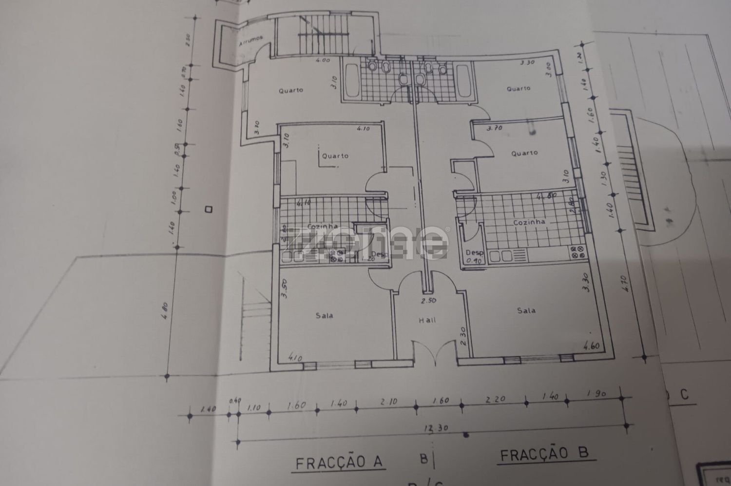 小楼房或独栋别墅出售在Rua Engenheiro Eugénio Nobre, 56 - 平面图