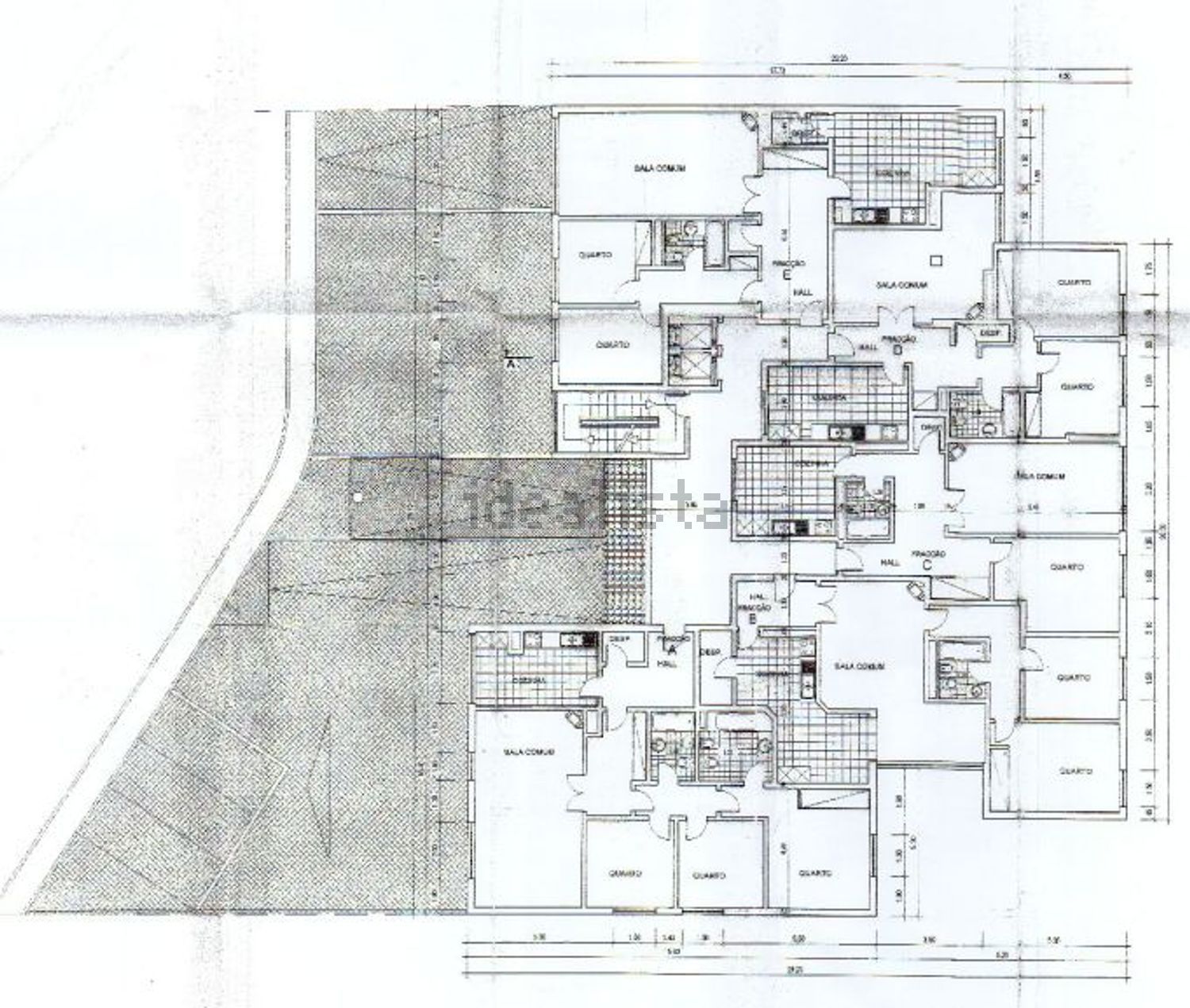 公寓 t2出售在Rua Cidade Debrecen - 平面图
