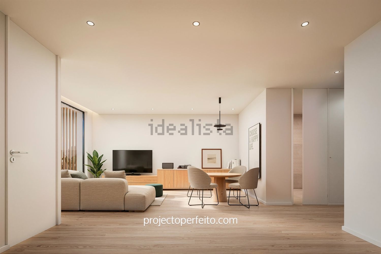 T0（单人公寓）出售在Rua Outeiral, 151 - 客厅