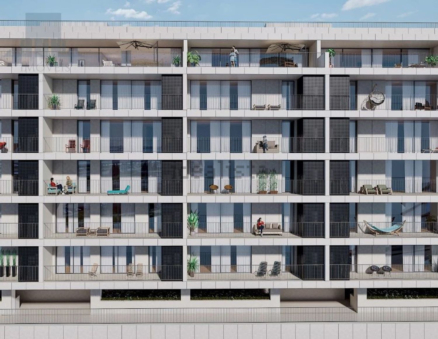 公寓 t2出售在Rua António da Rocha Madail, 26 - 外立面