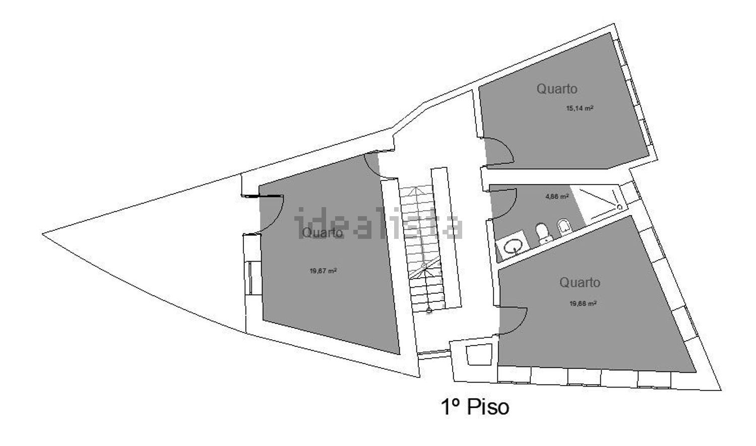 小楼房或独栋别墅出售在Rua do Outeiro, 4 - 平面图