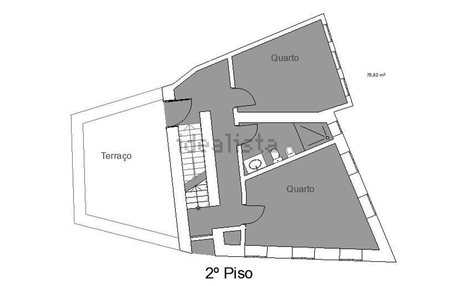 小楼房或独栋别墅出售在Rua do Outeiro, 4 - 平面图
