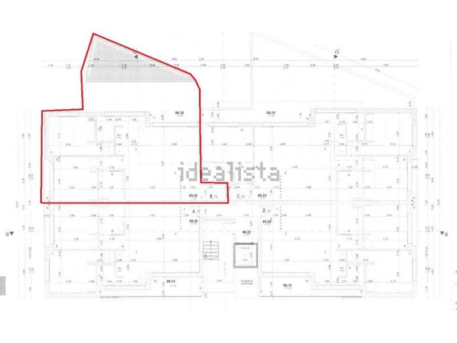 公寓 t2出售在Pombal - 平面图
