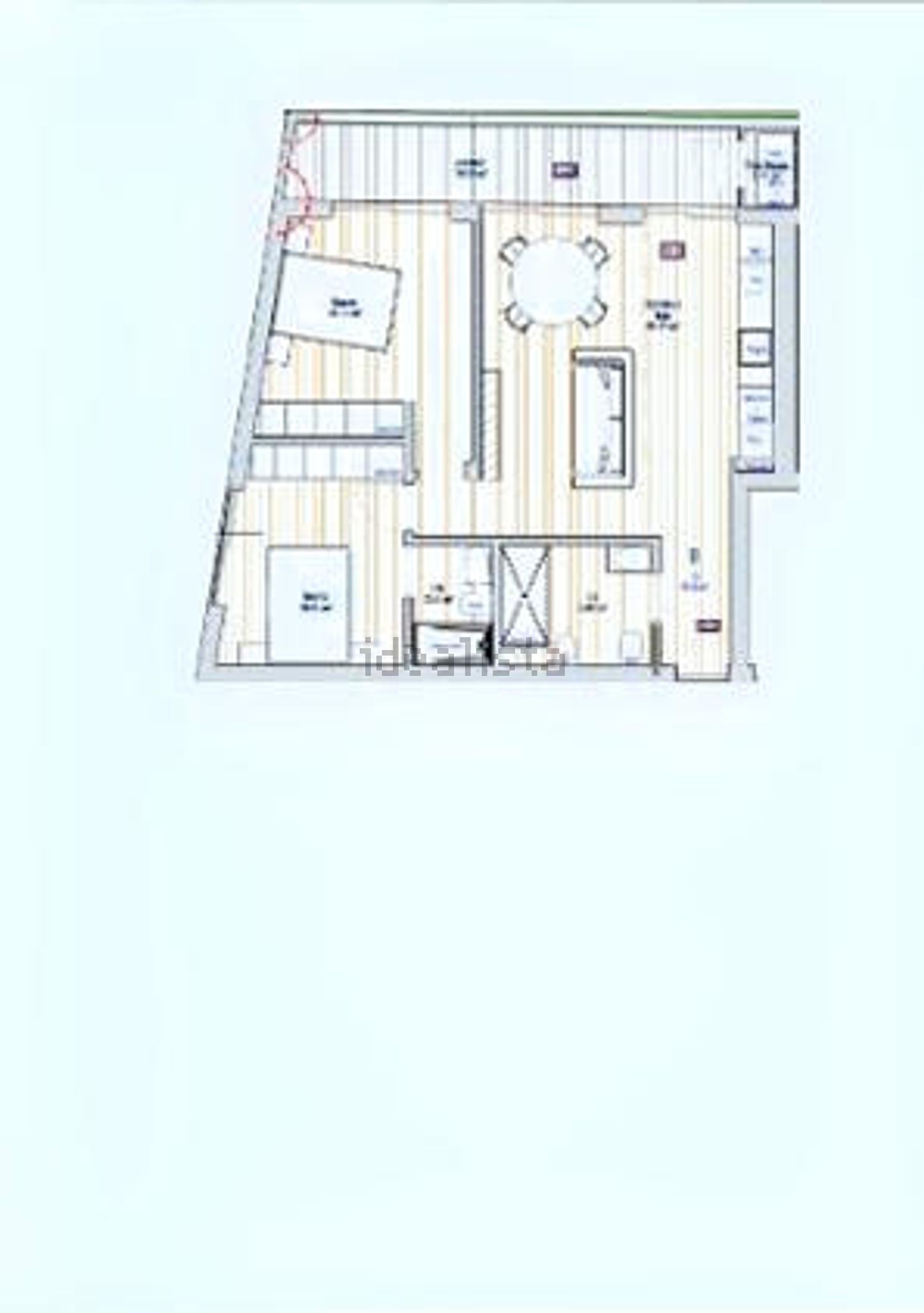 公寓 t2出售在Rua Prior Urbino de Pinho - 平面图