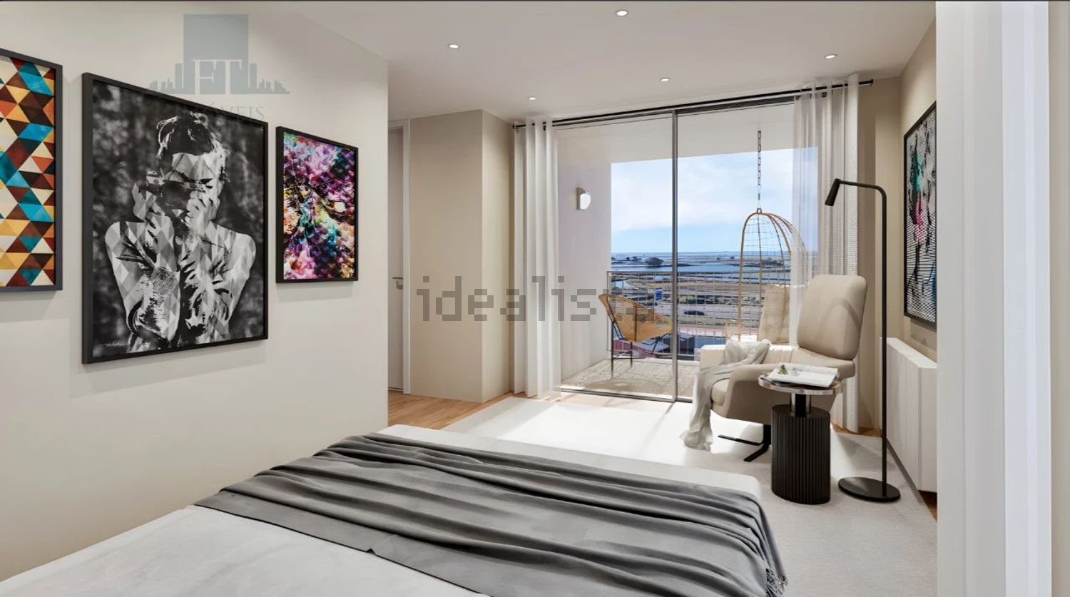 公寓 t2出售在Rua António da Rocha Madail, 26 - 卧室