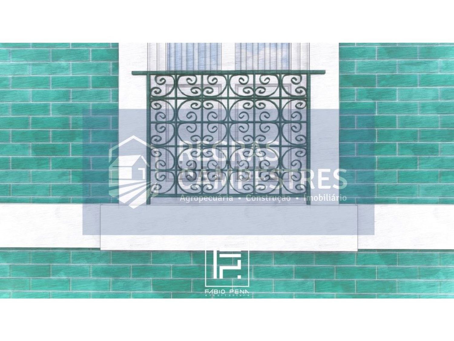 小楼房或独栋别墅出售在Arcos e Mogofores - 平面图