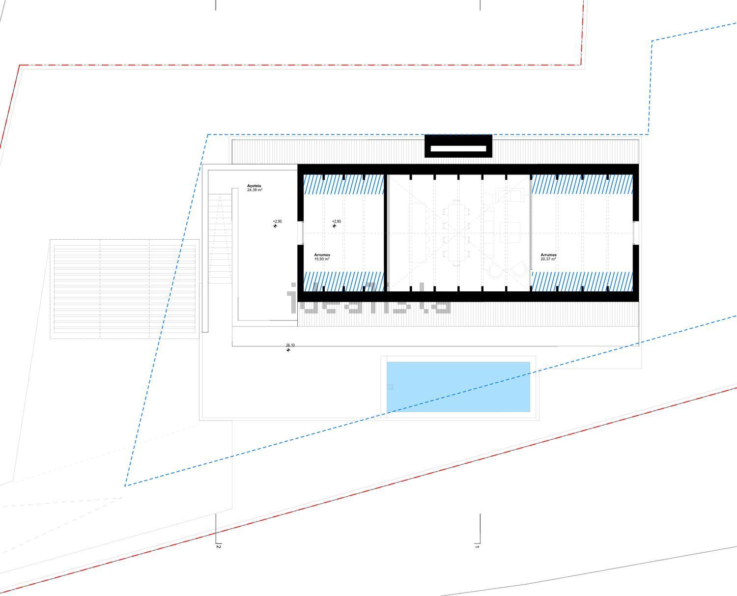 小楼房或独栋别墅出售在Rua António Ferreira de Freitas, 70 - 平面图