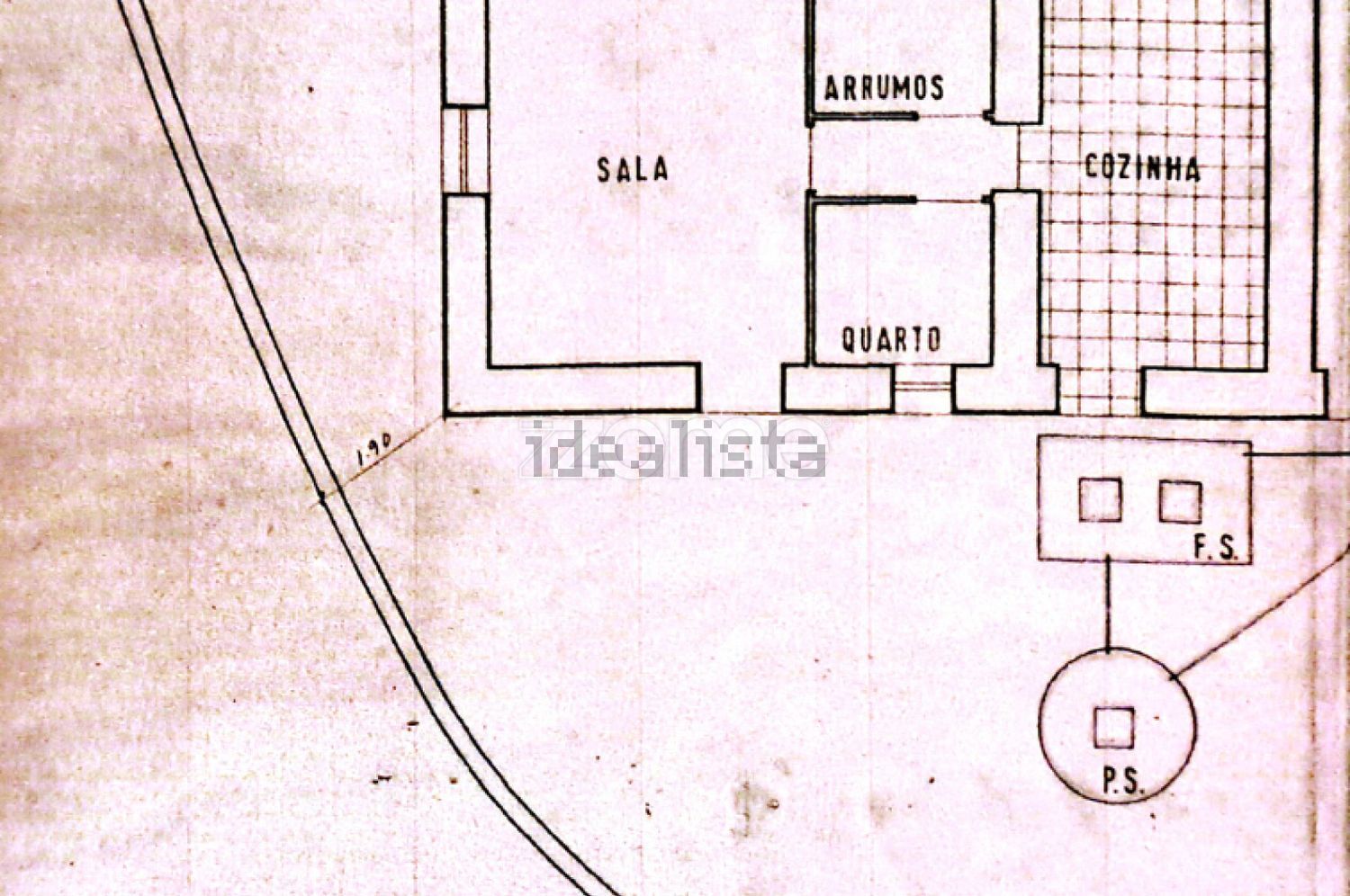 小楼房或独栋别墅出售在Rua Fontanário da Póvoa, 167 - 平面图