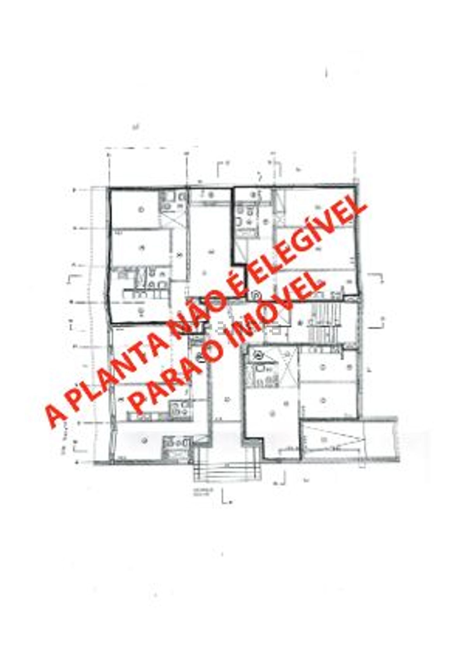 小楼房或独栋别墅出售在Rua das Capelinhas - 平面图