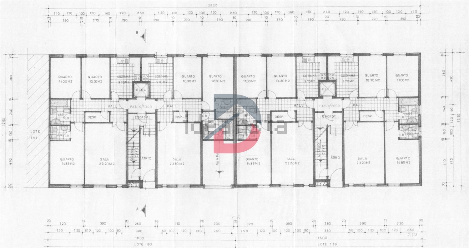 公寓 t3出售在Rua Luís de Camões, 61 - 平面图