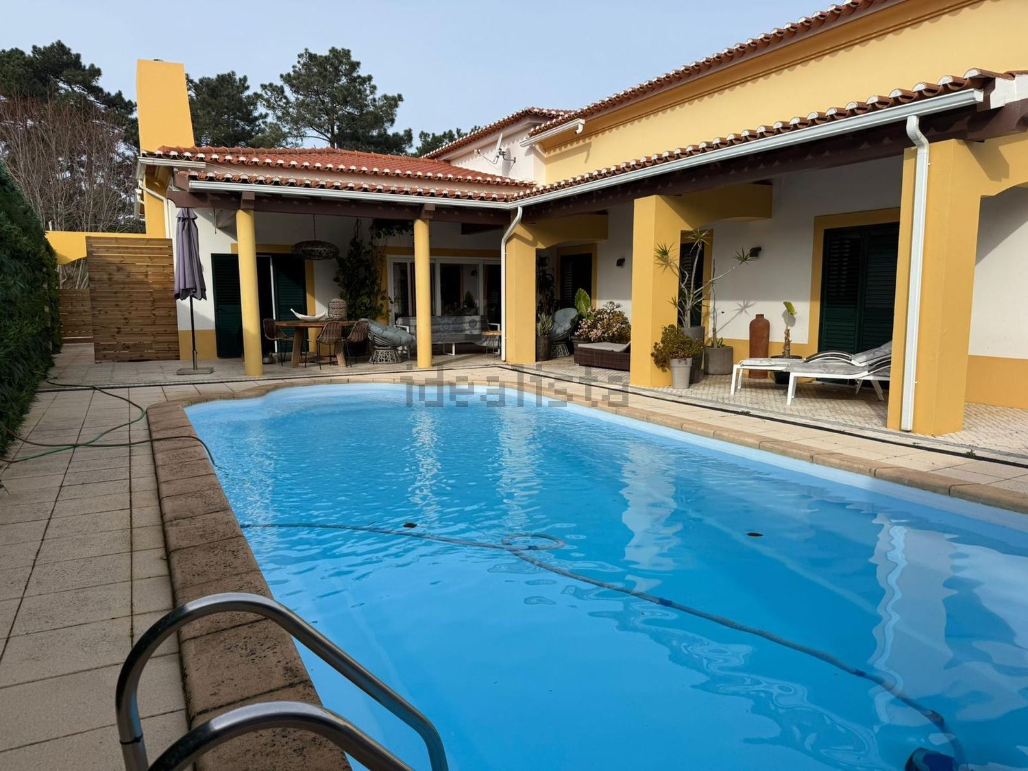 小楼房或独栋别墅出售Vila Nova de santo Andre - 游泳池