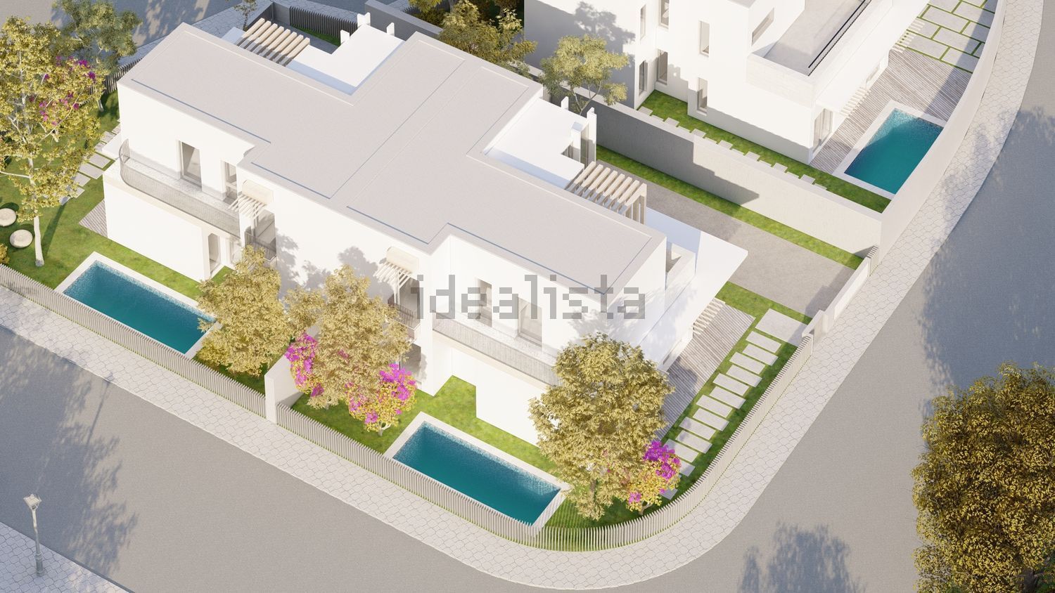 双拼别墅出售在Bairro da Senhora da Luz s/n - 平面图