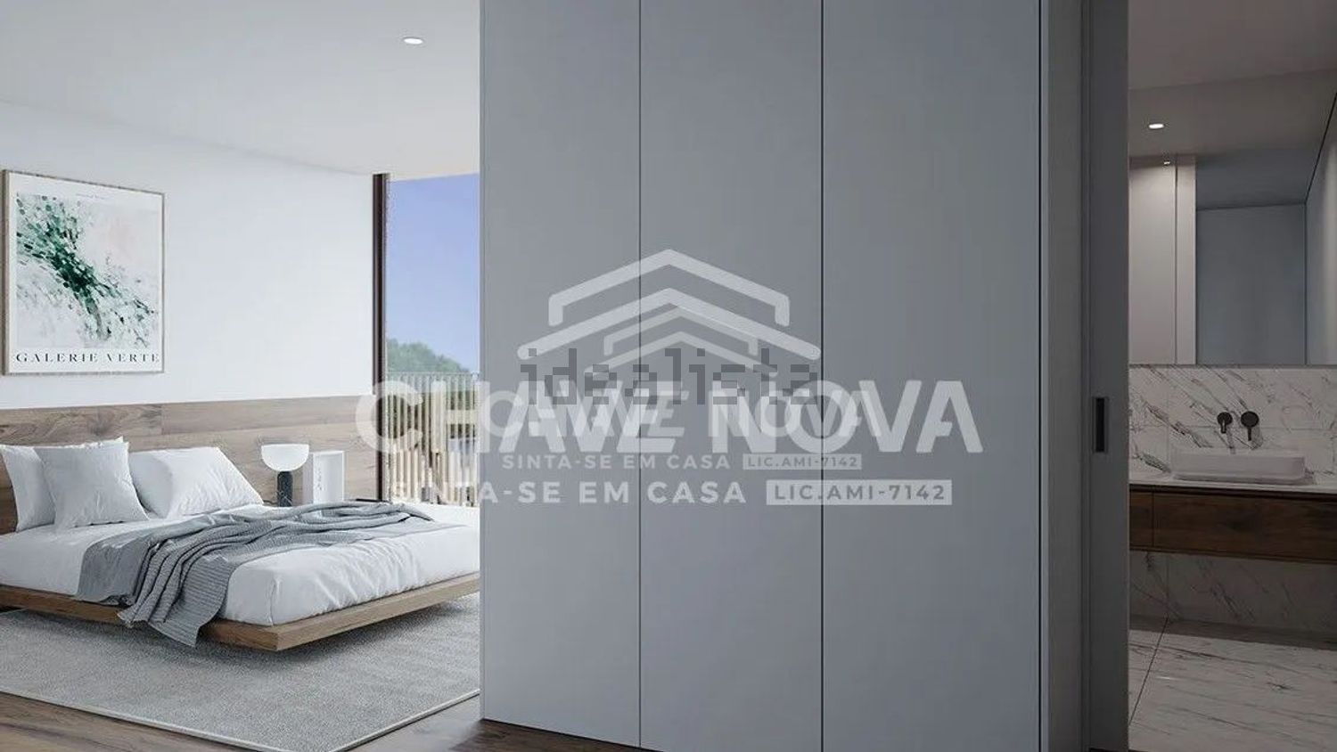 公寓 t2出售在Rua Bispo Dom Sebastião Soares Resende - 卧室