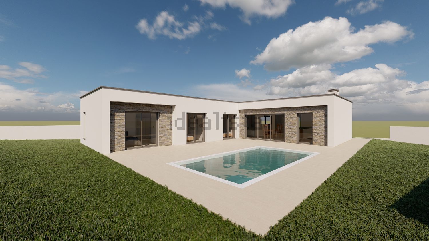 小楼房或独栋别墅出售在Nadadouro - 游泳池