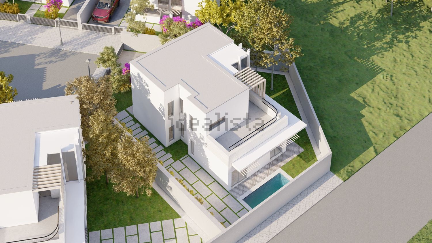 小楼房或独栋别墅出售在Bairro da Senhora da Luz s/n - 平面图