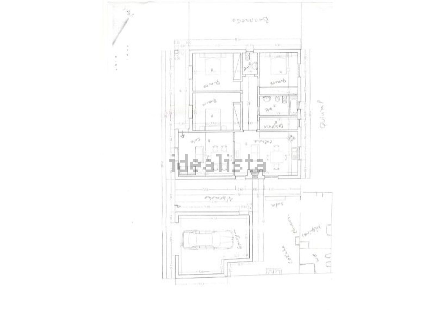 小楼房或独栋别墅出售在Oliveira do Bairro - 平面图