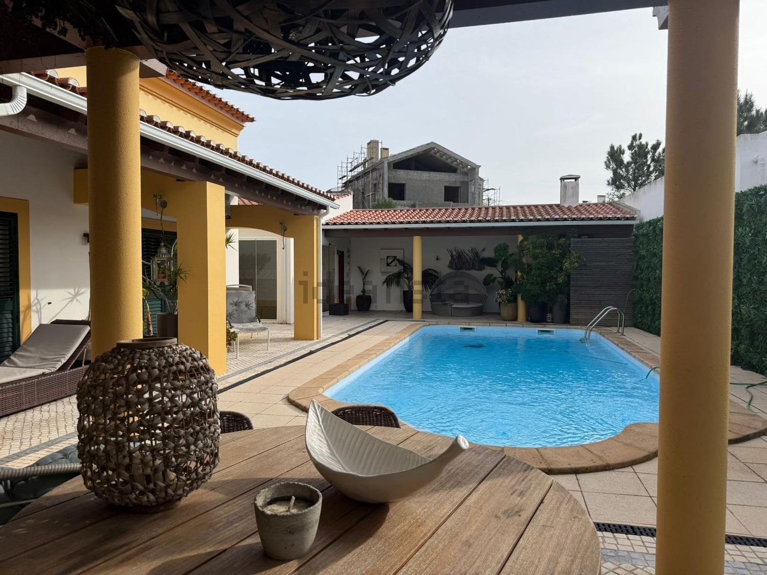 小楼房或独栋别墅出售Vila Nova de santo Andre - 游泳池