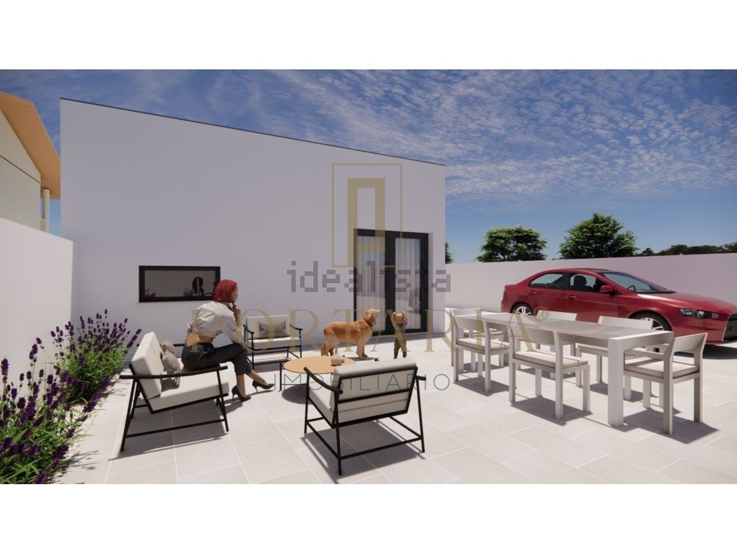 小楼房或独栋别墅出售在Rua de Santo André - 客厅