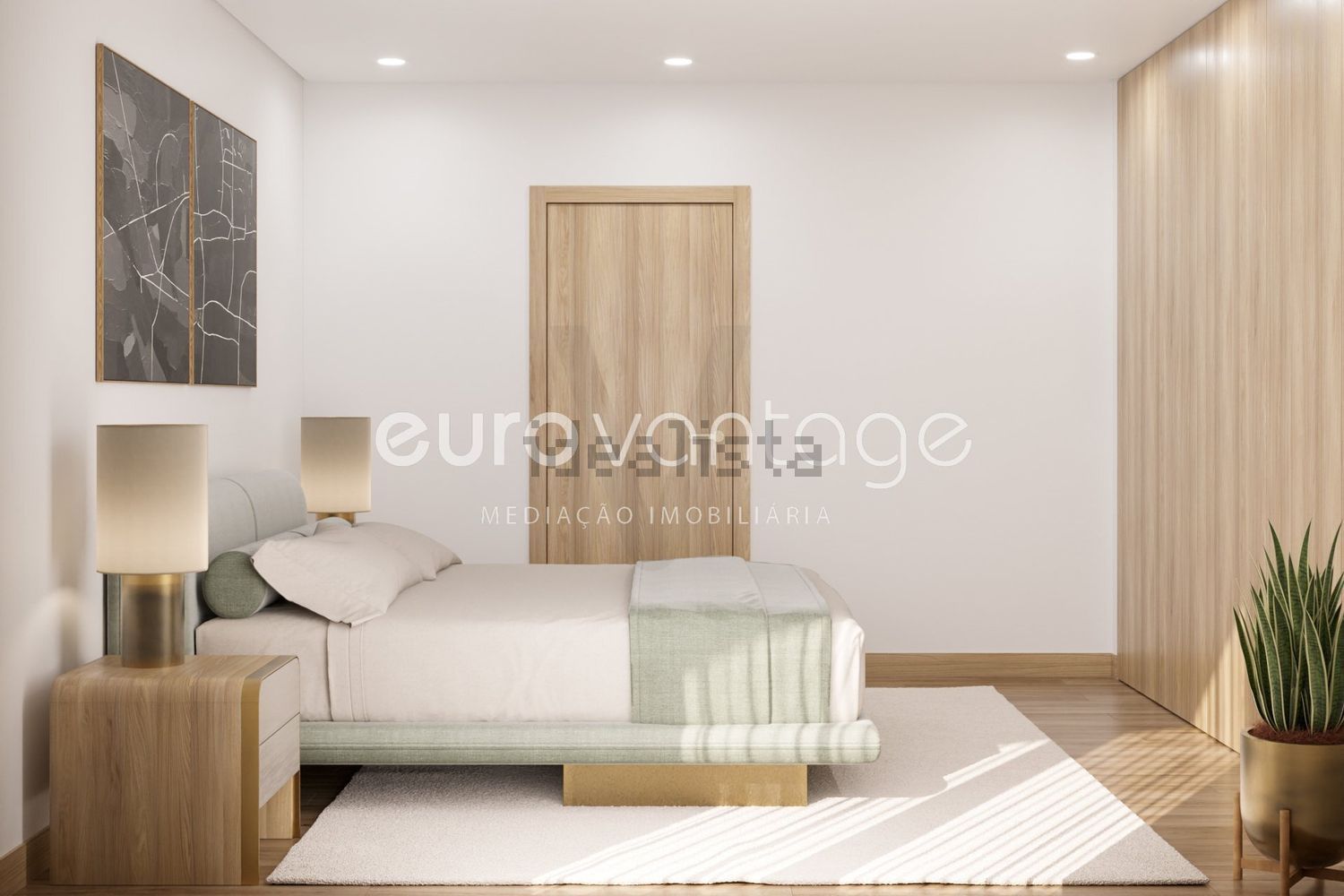 公寓 t3出售在Porto de Mós - 卧室