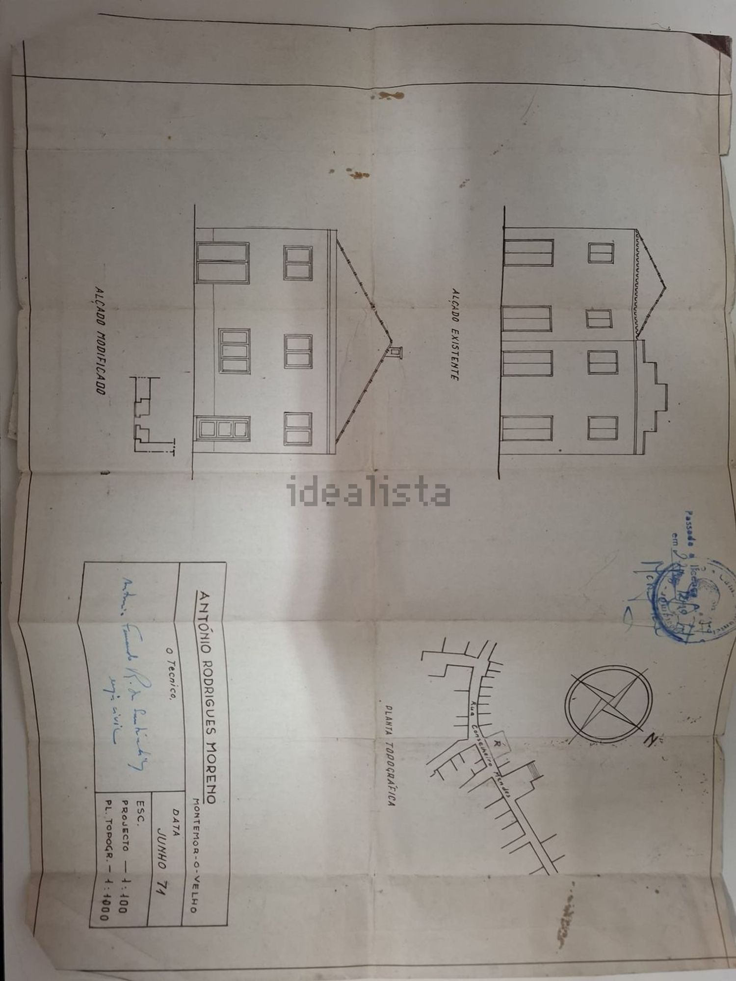 联排别墅出售在Rua Conselheiro Mendes Pinheiro s/n - 平面图