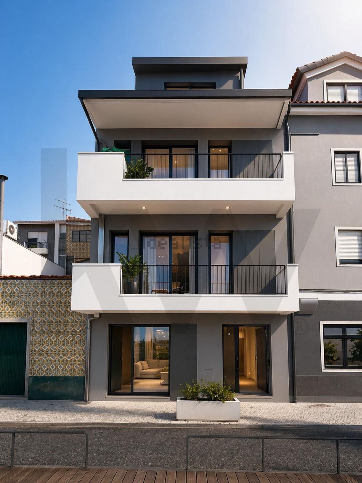 公寓 t3出售在Baixa de Santo António - Alboi - 外立面