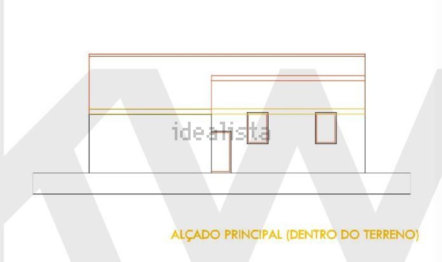 小楼房或独栋别墅出售在Beco dos Lopes, Vilela - 平面图