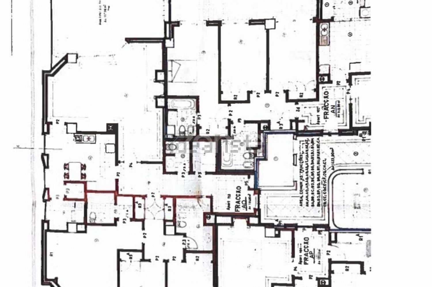 公寓 t3出售在Avenida Engenheiro Arantes e Oliveira, 890 - 平面图