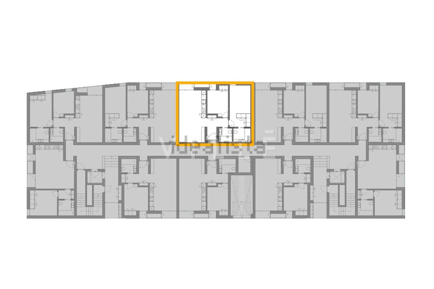 公寓 t2出售在Rua São Geraldo, 24 - 平面图