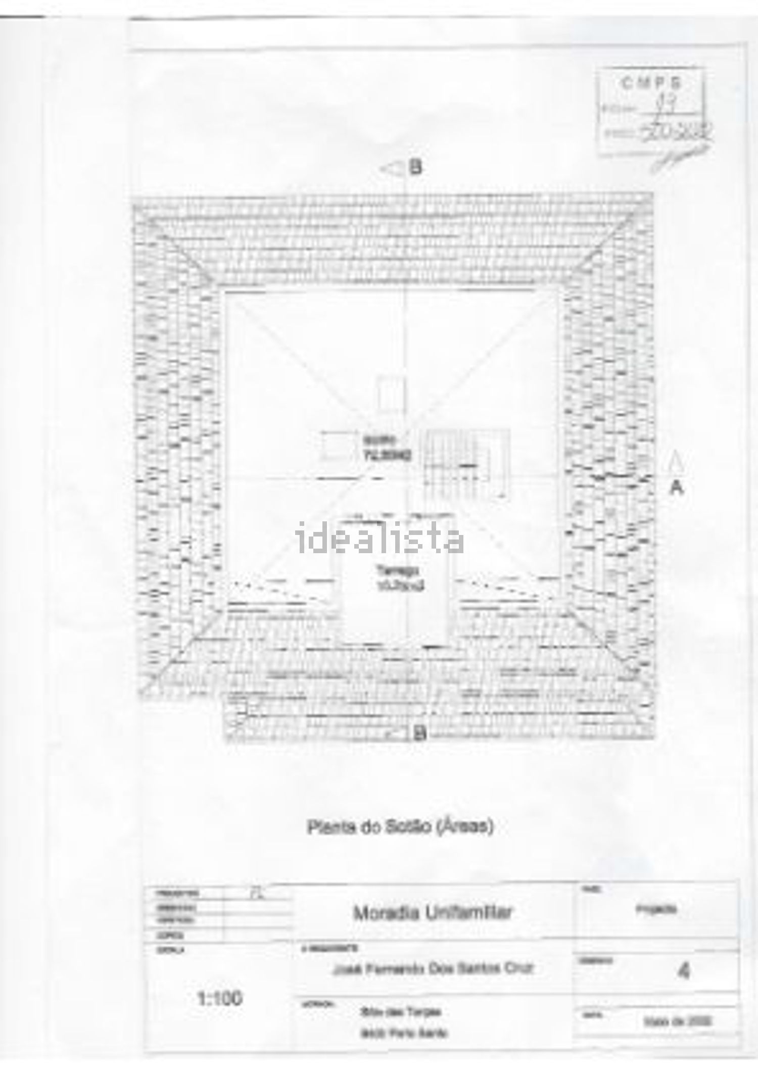 公寓 t3出售在Porto Santo - 平面图