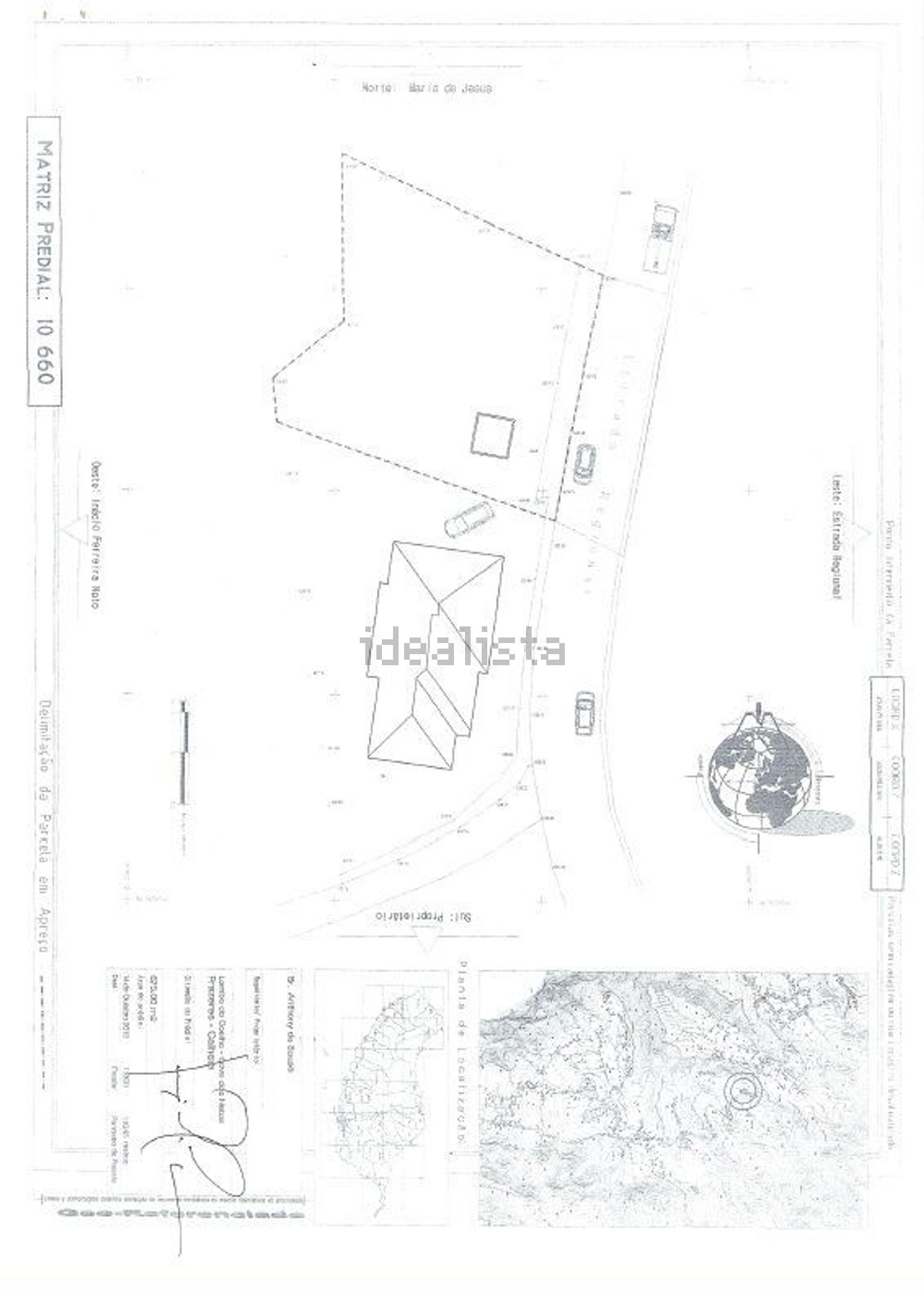 小楼房或独栋别墅出售在Estreito da Calheta - 平面图