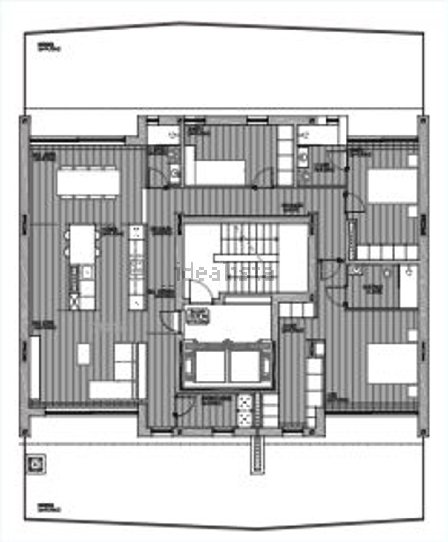顶层公寓出售在Rua Flávia Estefânia Guimarães s/n - 平面图