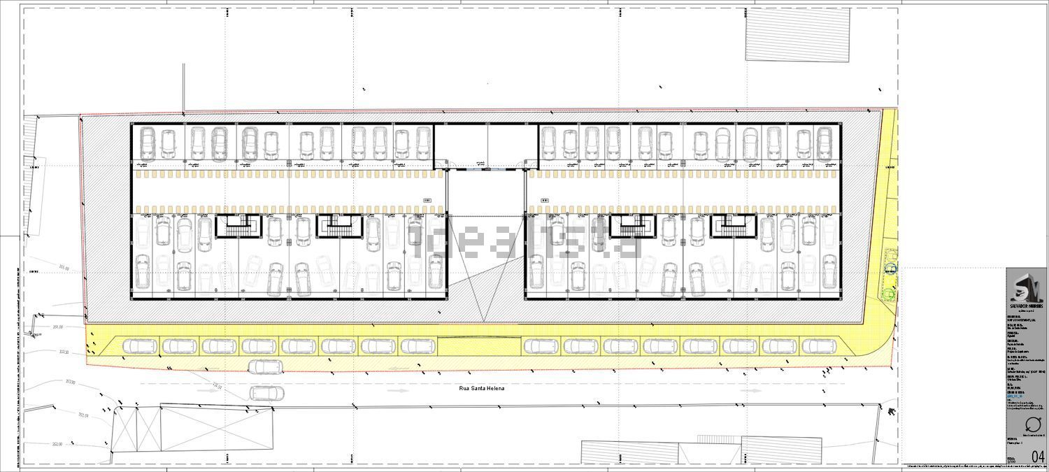 公寓 t1出售在Rua Santa Helena, 84 - 平面图