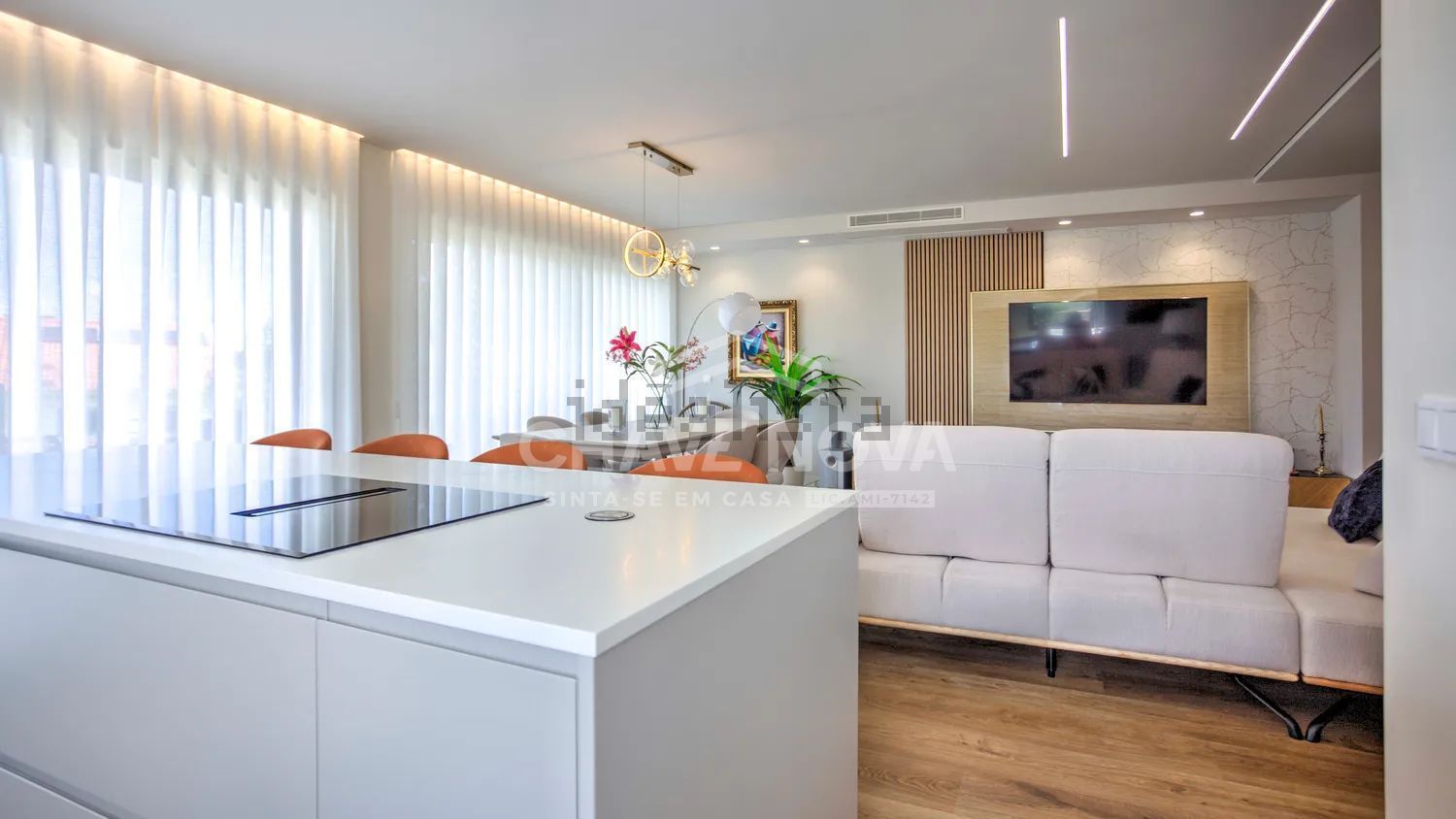 公寓 t3出售在Avenida Gonçalo Ribeiro Telles - 客厅