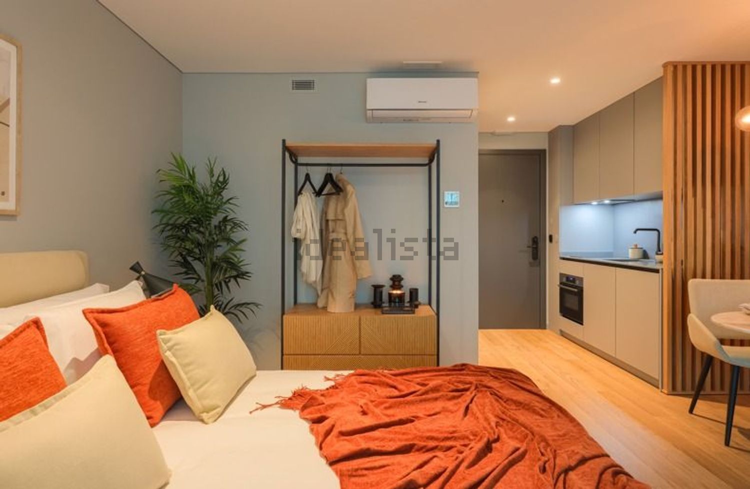 出租t0（单人公寓）在Rua Direita de Francos, 179 - 卧室