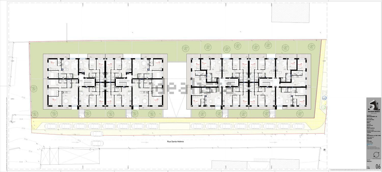 公寓 t1出售在 Figueiró - 平面图