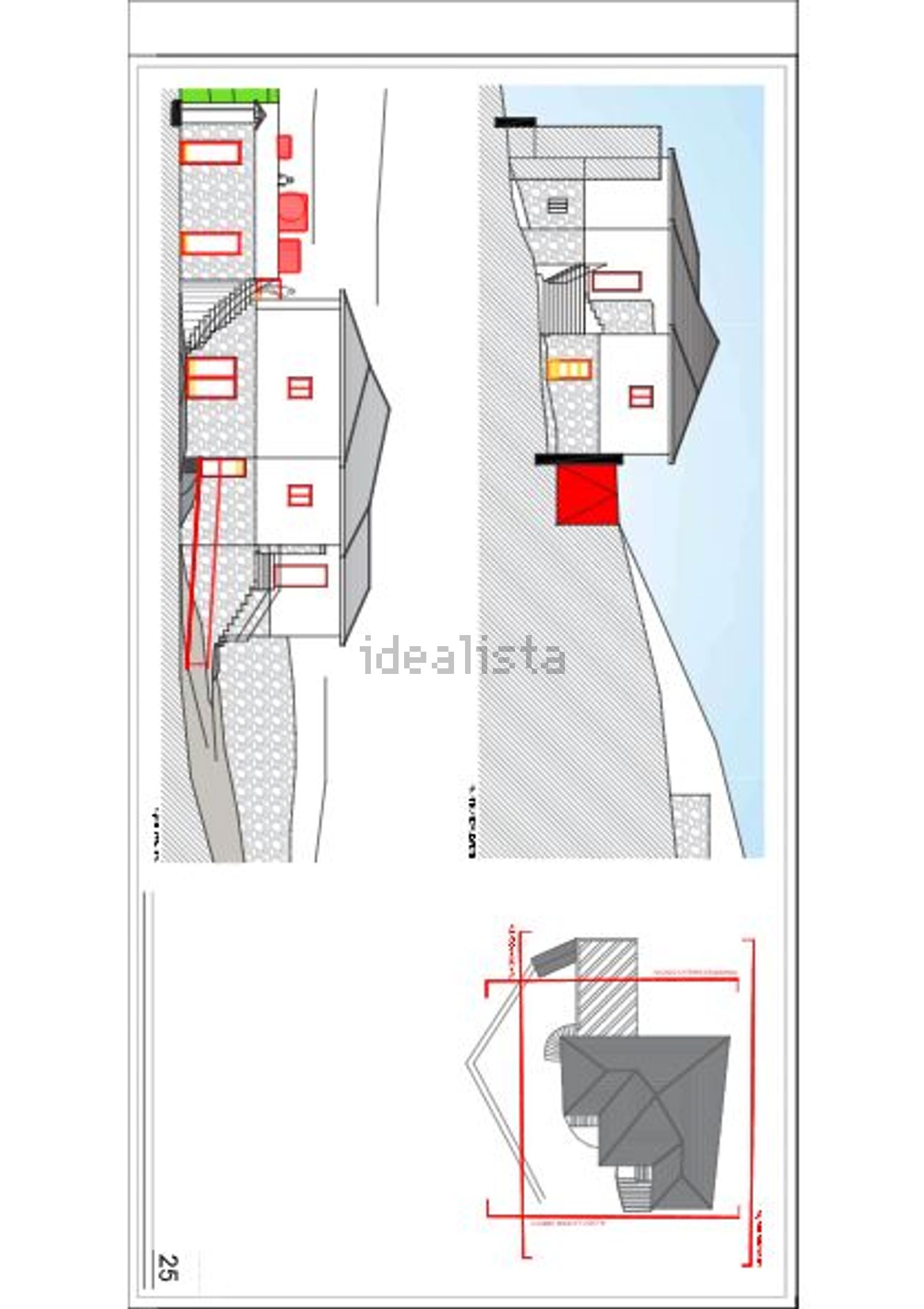 小楼房或独栋别墅出售在Avenida São João Baptista - 平面图