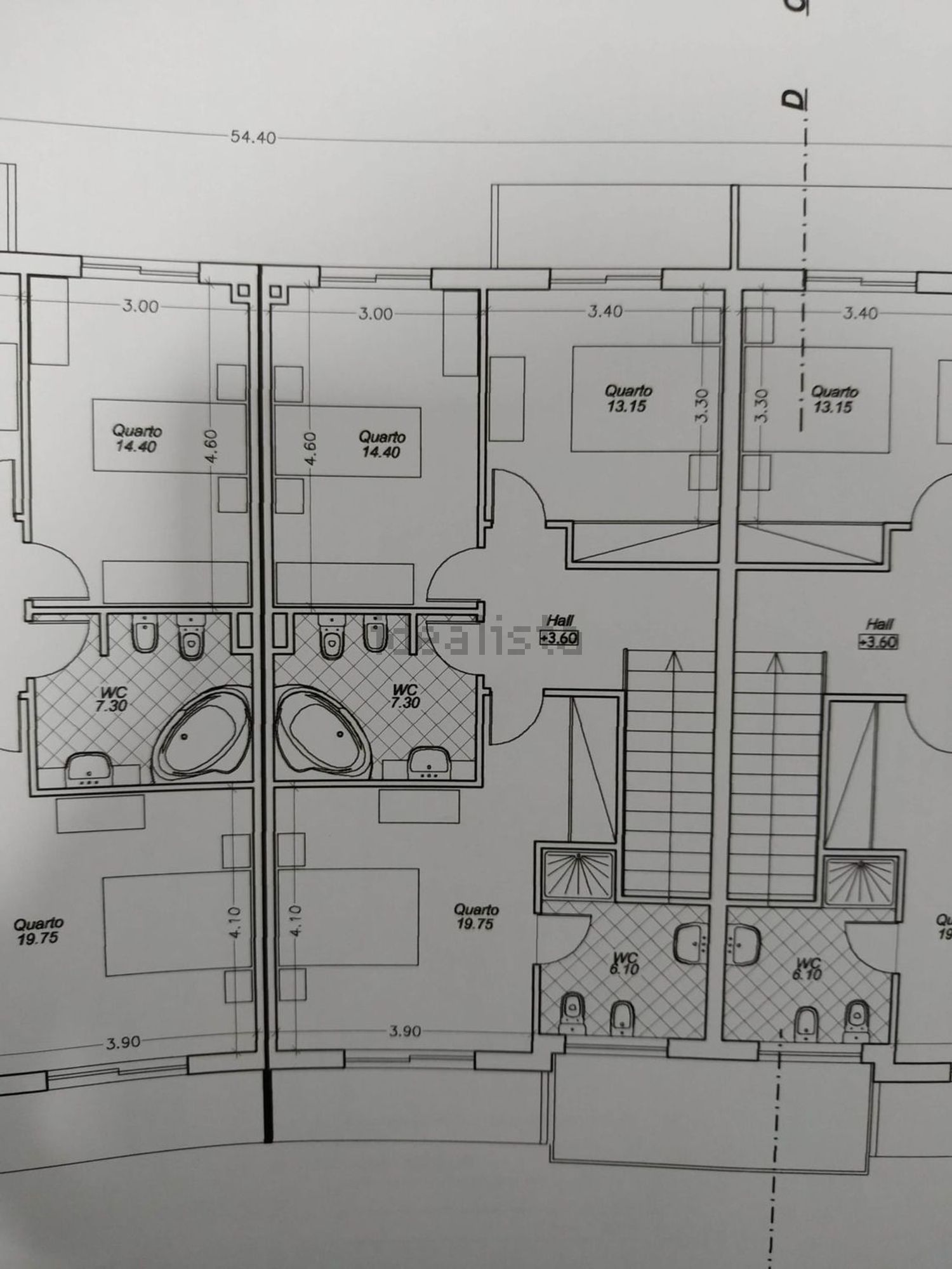 公寓 t2出售在Azurém - 平面图