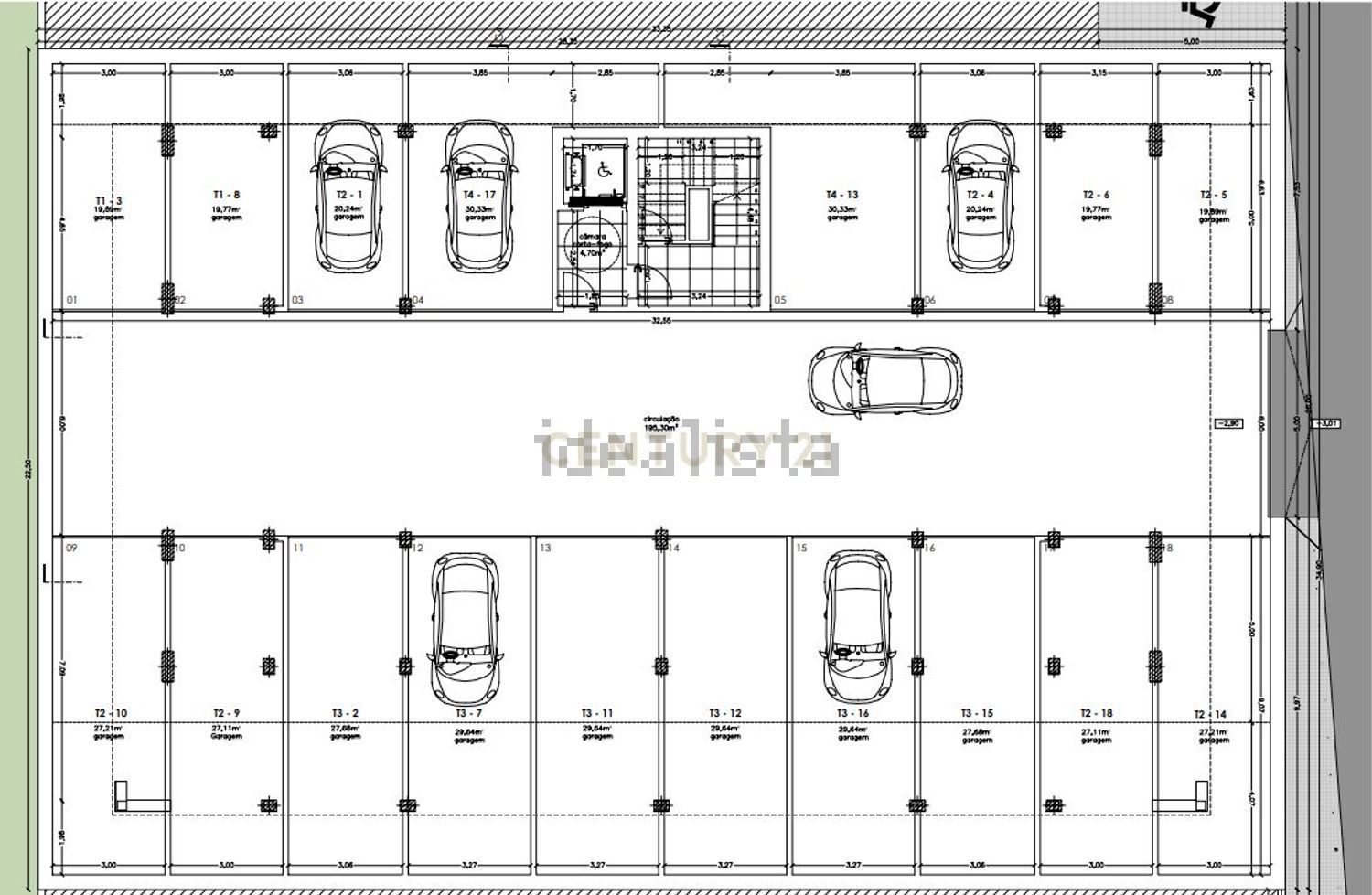 公寓 t2出售在Repeses e São Salvador - 平面图