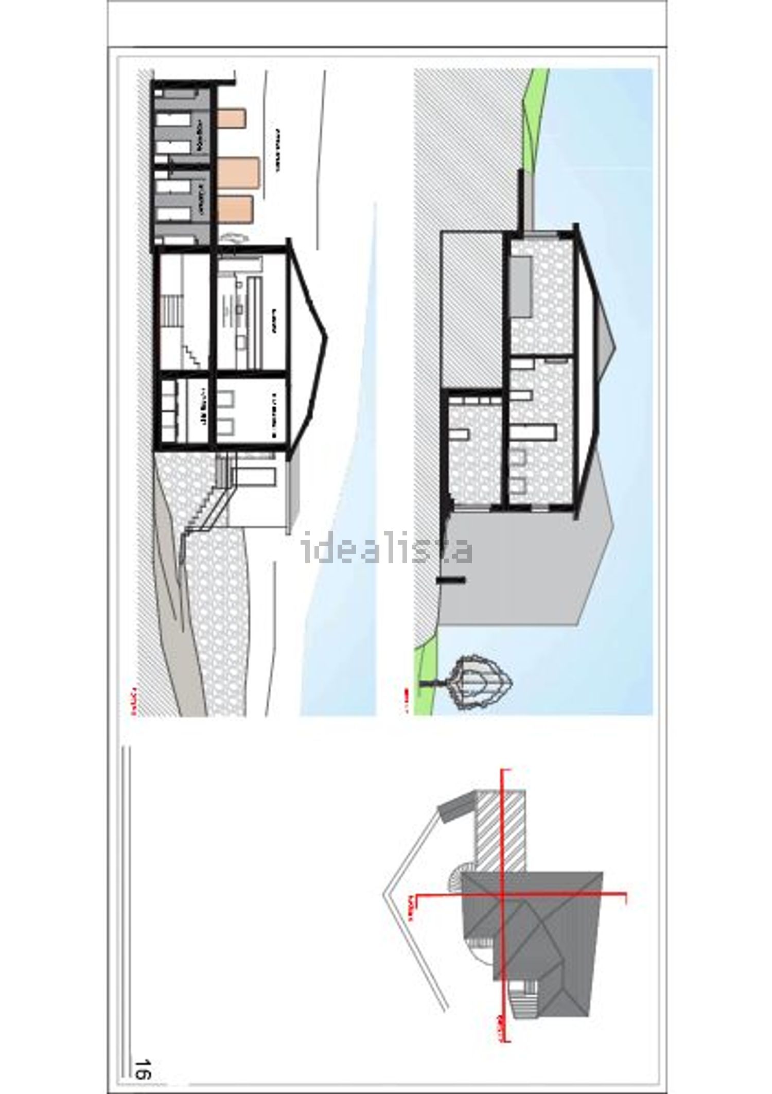 小楼房或独栋别墅出售在Avenida São João Baptista - 平面图