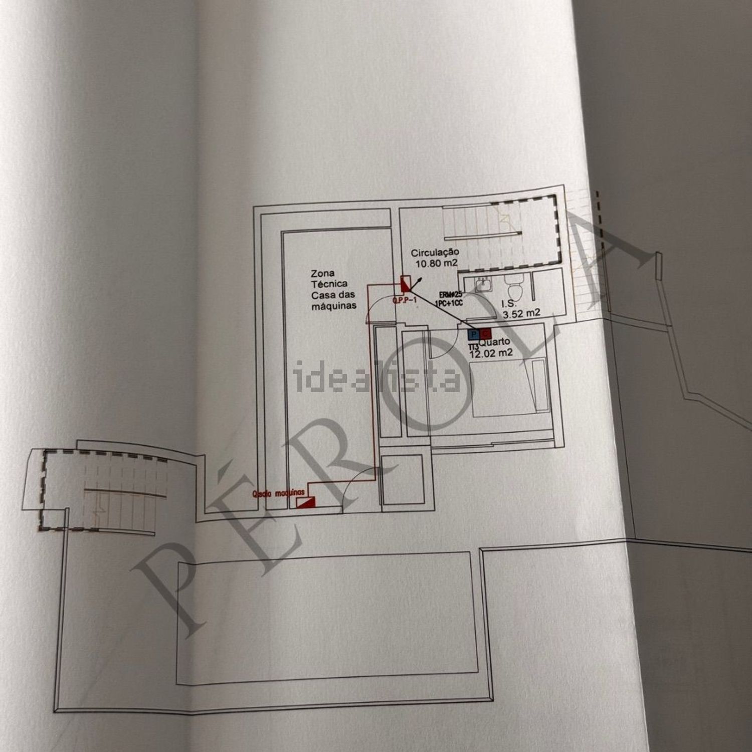 小楼房或独栋别墅出售Impasse da Calçada - 平面图