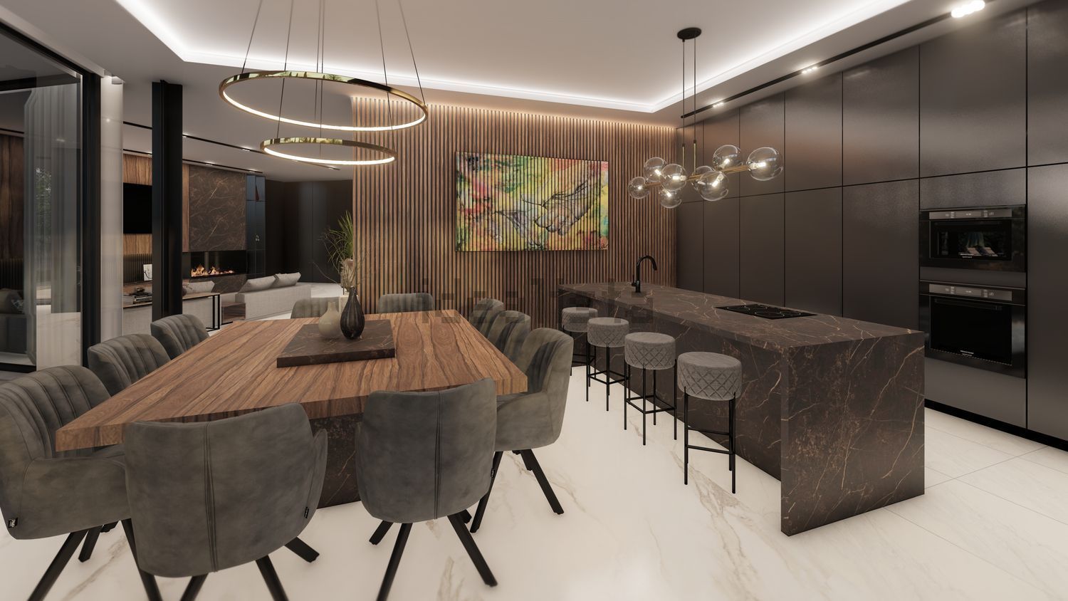 小楼房或独栋别墅出售在Rua Professor João Batista Machado, 1 - 客厅