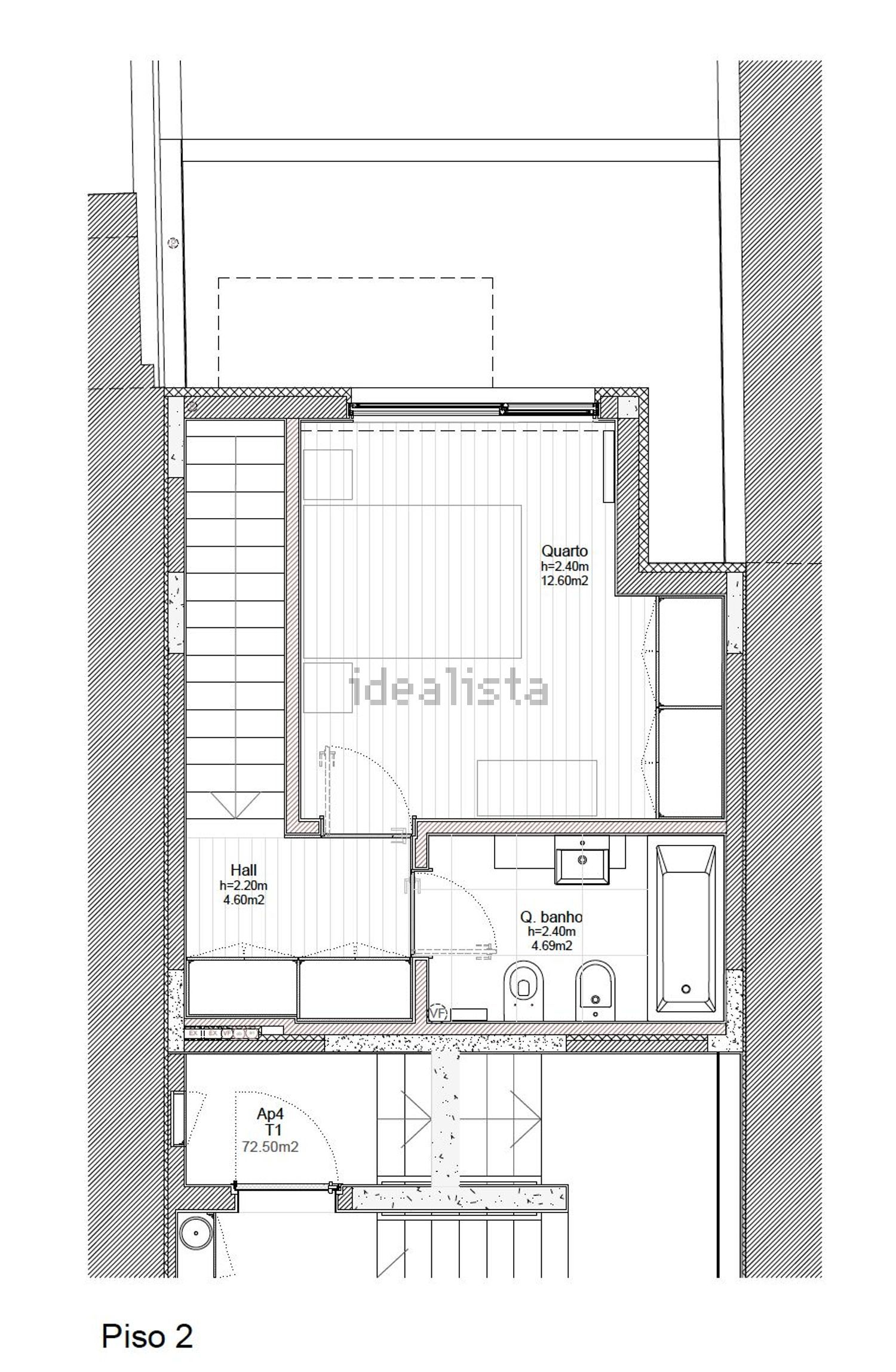 复式公寓出售在Rua da Bataria, 72 - 平面图