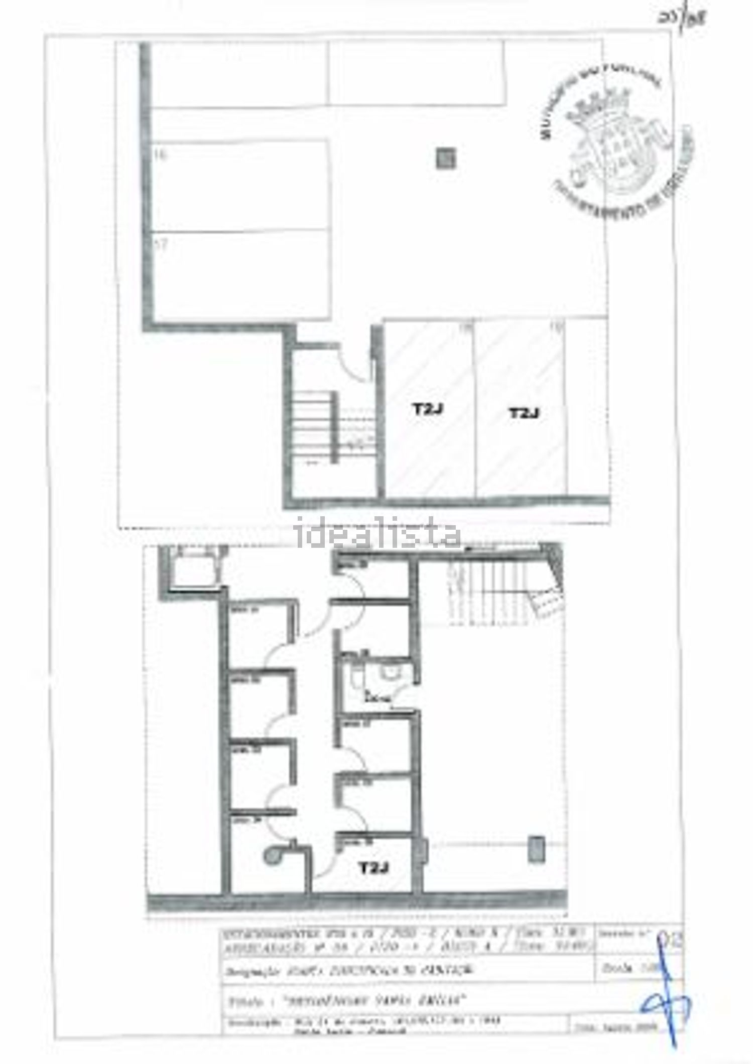 公寓 t3出售在Rua 31 de Janeiro, 101 - 平面图