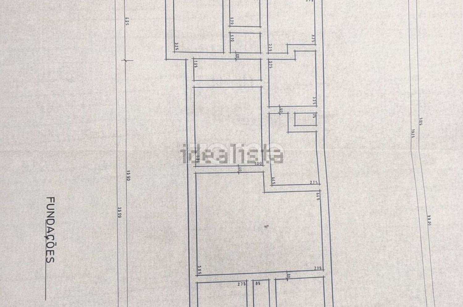 小楼房或独栋别墅出售在Bairro 15 - 平面图