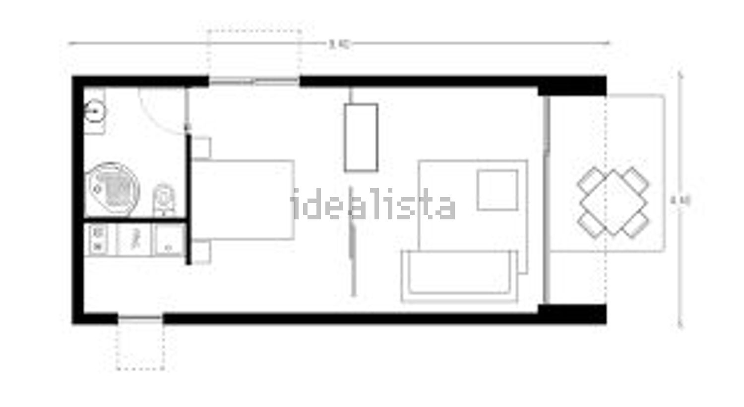 公寓 t3出售在Rua Guerra Junqueiro, 242 - 平面图