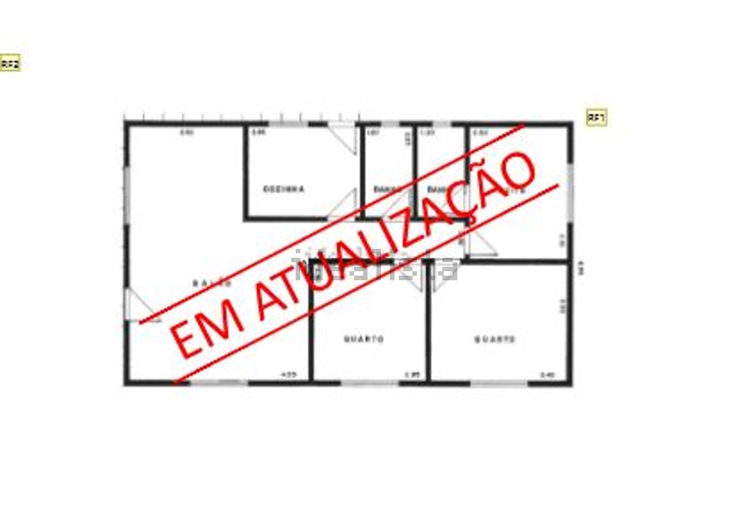 公寓 t2出售在Rua do Século - 平面图