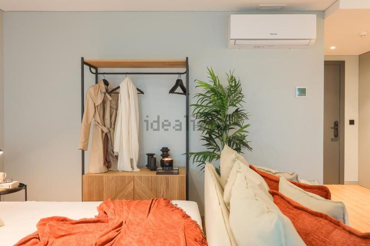 出租t0（单人公寓）在Rua Direita de Francos, 179 - 卧室