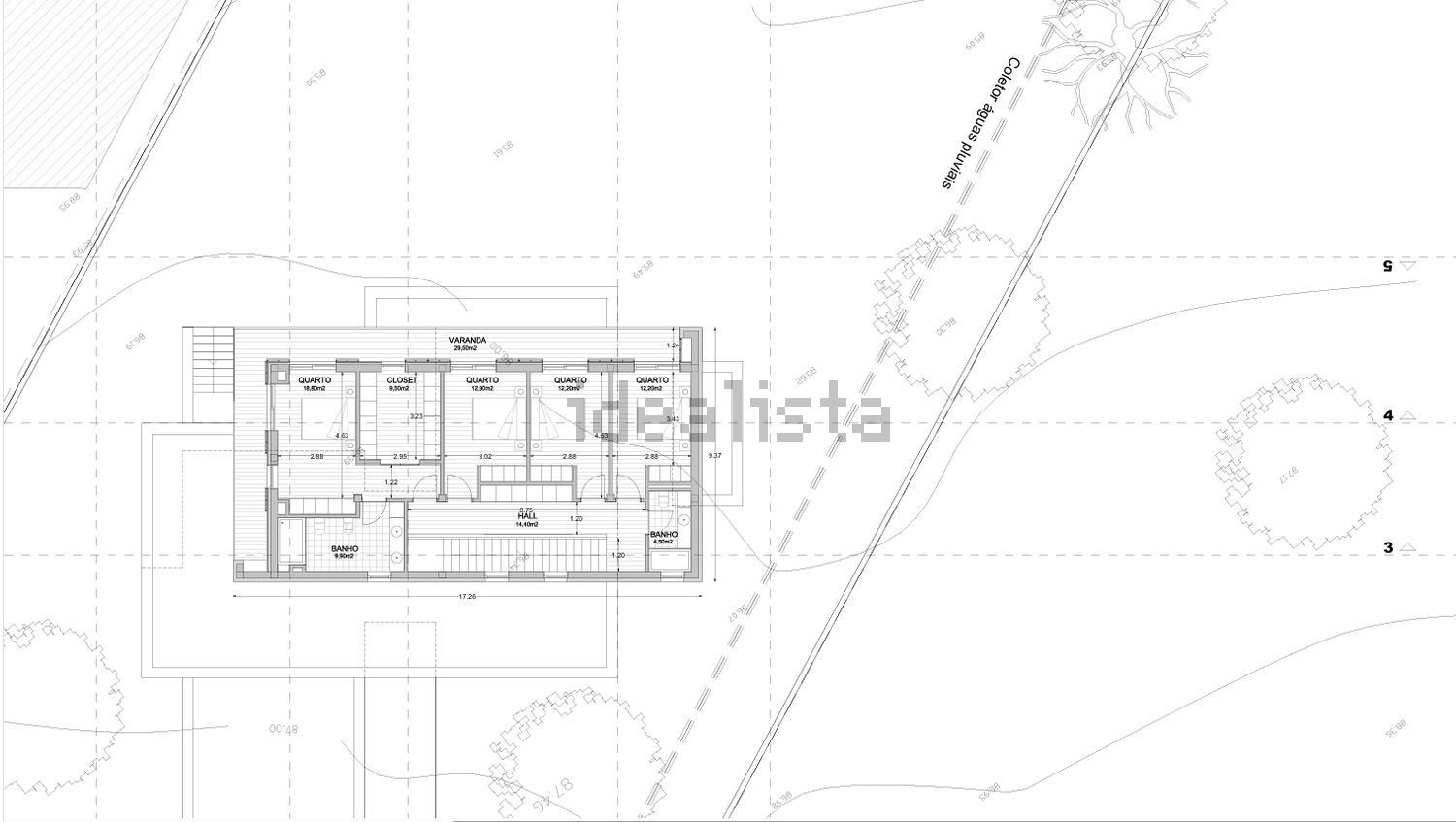 小楼房或独栋别墅出售在Rua Aldeia Galega - 平面图