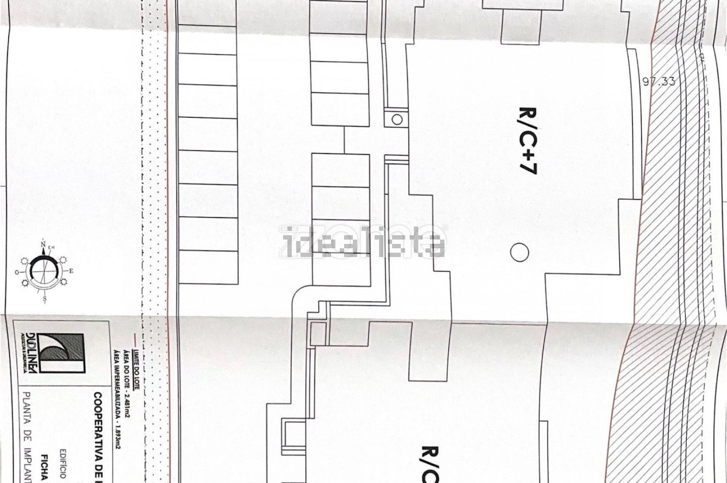 公寓 t4出售在Rua Rodrigues de Freitas, 149 - 平面图
