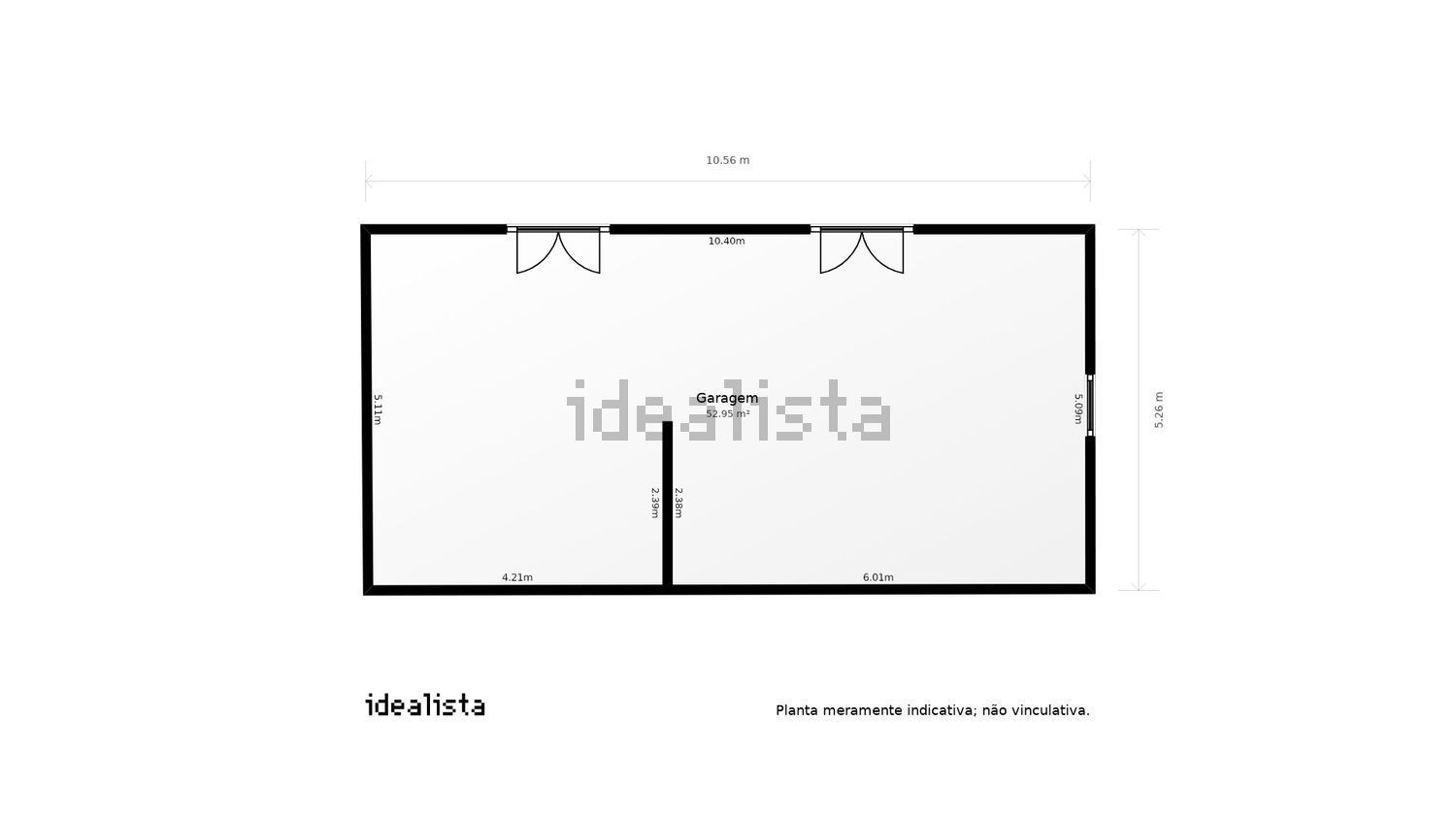 小楼房或独栋别墅出售在Largo da República - 平面图
